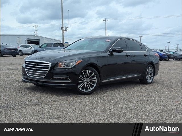 Caspian Black 2015 Hyundai Genesis 3.8 RWD Sedan Rear-Wheel Drive Automatic