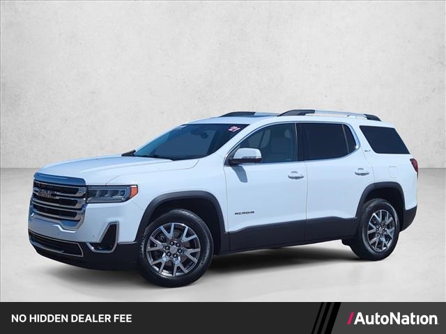 Summit White 2021 GMC Acadia SUV / Crossover Four-Wheel Drive 9-Speed Automatic