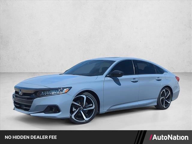 Sonic Gray Pearl 2022 Honda Accord Sedan Front-Wheel Drive Automatic