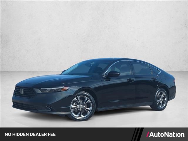 Crystal Black Pearl 2023 Honda Accord Sedan Front-Wheel Drive Continuously Variable Transmission