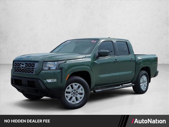Tactical Green Metallic 2023 Nissan Frontier SV Crew Cab 4WD Pickup Truck Four-Wheel Drive Automatic