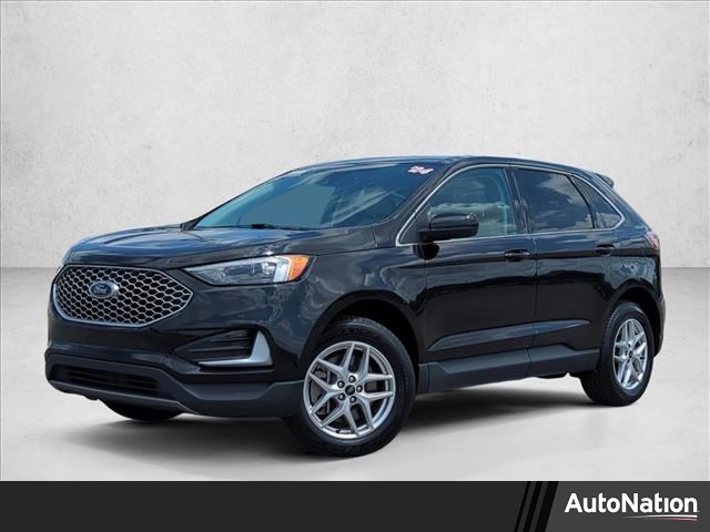 Agate Black Metallic 2024 Ford Edge SEL AWD SUV / Crossover All-Wheel Drive 8-Speed Automatic