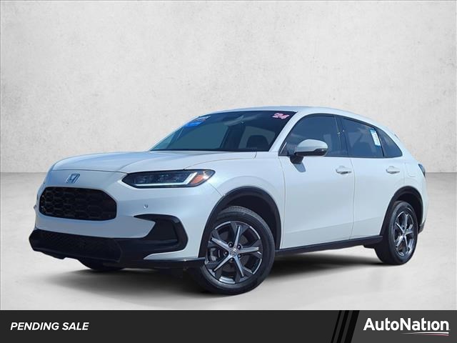 Gray (Platinum White Pea) 2024 Honda HR-V EX-L FWD SUV / Crossover Front-Wheel Drive Automatic