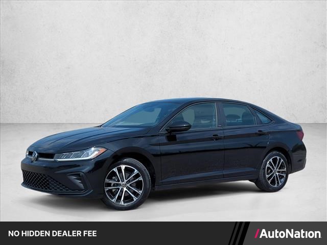 Black 2025 Volkswagen Jetta Sedan Front-Wheel Drive 8-Speed Automatic