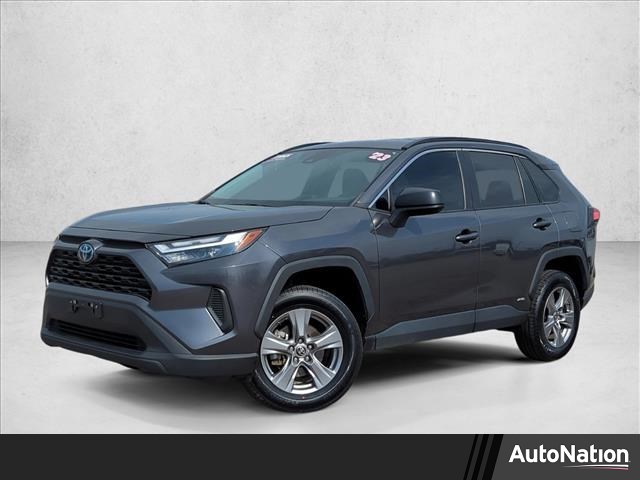 Magnetic Gray Metallic 2023 Toyota RAV4 Hybrid LE AWD SUV / Crossover All-Wheel Drive Automatic