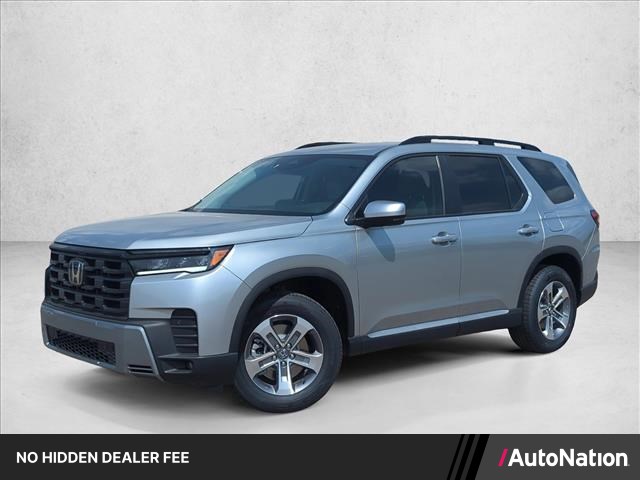 Solar Silver Metallic 2026 Honda Pilot SUV / Crossover Front-Wheel Drive Automatic