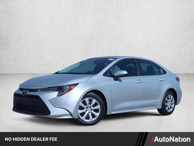 Silver 2026 Toyota Corolla LE FWD Sedan Front-Wheel Drive Automatic