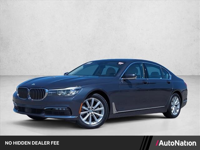 Imperial Blue Metallic 2017 BMW 7 Series 740i RWD Sedan Rear-Wheel Drive Automatic