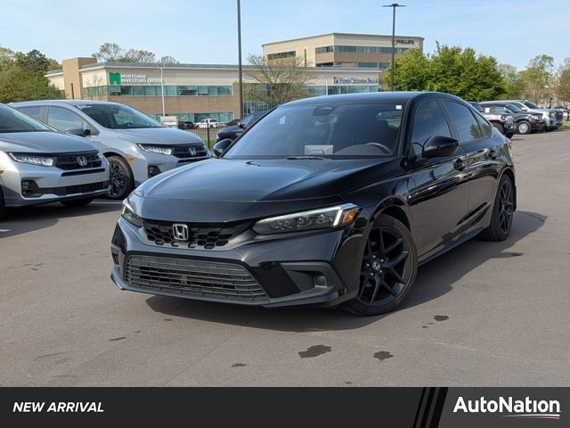 Crystal Black Pearl 2022 Honda Civic Hatchback Sport FWD Hatchback Front-Wheel Drive Continuously Variable Transmission