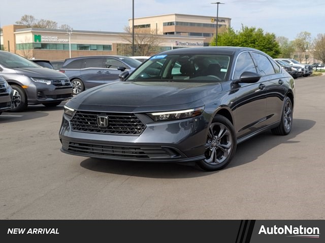 Meteorite Gray Met 2023 Honda Accord EX FWD Sedan Front-Wheel Drive Continuously Variable Transmission