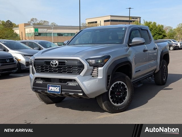 Celestial Silver Metallic 2025 Toyota Tacoma TRD Off-Road Double Cab 4WD Pickup Truck Four-Wheel Drive Automatic