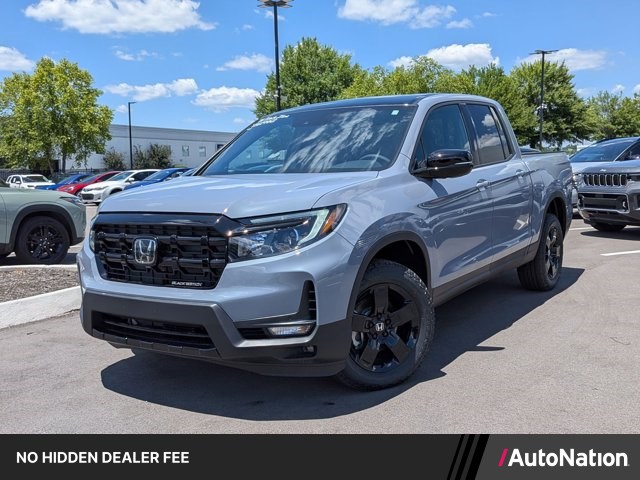 Sonic Gray Pearl 2026 Honda Ridgeline Black Edition Two-Tone AWD Pickup Truck All-Wheel Drive Automatic