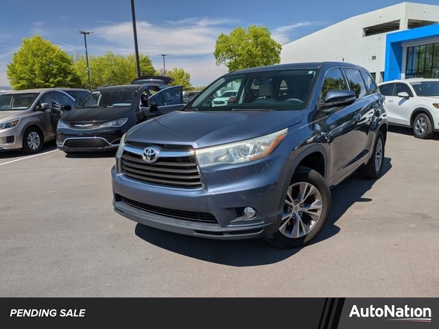 Shoreline Blue Pearl 2015 Toyota Highlander LE Plus SUV / Crossover Front-Wheel Drive Automatic