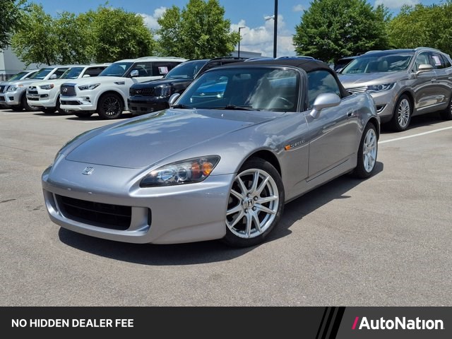 Silver 2004 Honda S2000 Convertible Rear-Wheel Drive Automatic