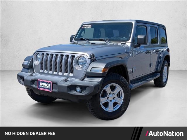 Billet Silver Metallic Clearcoat 2020 Jeep Wrangler Unlimited Sport S 4WD SUV / Crossover Four-Wheel Drive 8-Speed Automatic