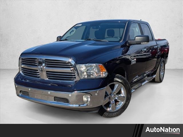 True Blue Pearlcoat 2018 RAM 1500 Big Horn Crew Cab 4WD Pickup Truck Four-Wheel Drive 8-Speed Automatic