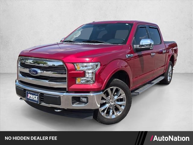 Ruby Red Metallic Tinted Clearcoat 2017 Ford F-150 Pickup Truck Four-Wheel Drive 6-Speed Automatic