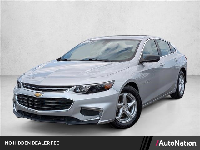 Silver Ice Metallic 2018 Chevrolet Malibu Sedan Front-Wheel Drive 6-Speed Automatic