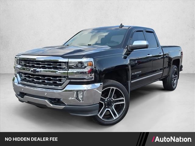 Black 2016 Chevrolet Silverado 1500 Pickup Truck Four-Wheel Drive 6-Speed Automatic