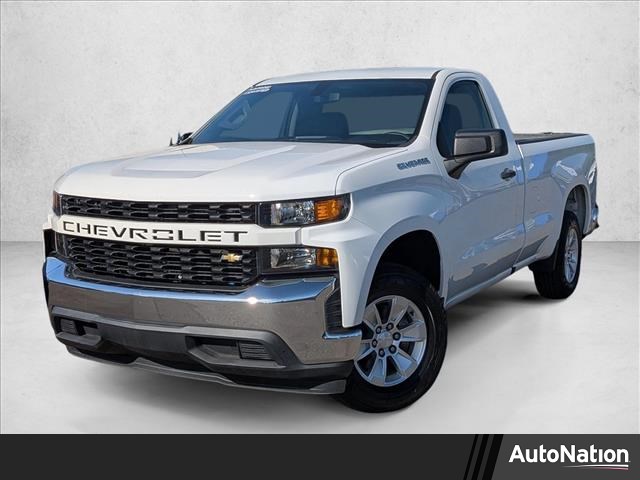 Summit White 2020 Chevrolet Silverado 1500 Work Truck Crew Cab LB RWD Pickup Truck 4X2 6-Speed Automatic