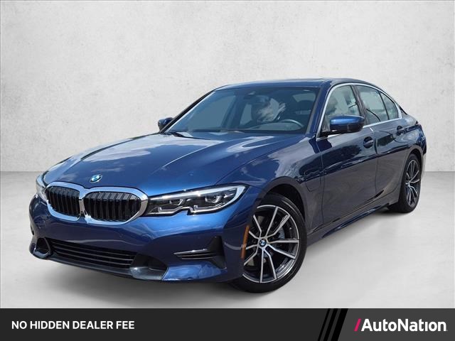 Phytonic Blue Metallic 2021 BMW 3 Series Sedan Rear-Wheel Drive Automatic