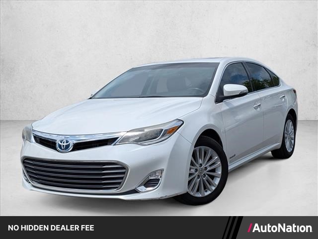 White (Blizzard Pearl) 2014 Toyota Avalon Hybrid XLE Premium FWD Sedan Front-Wheel Drive Automatic