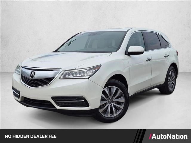 White 2015 Acura MDX SUV / Crossover All-Wheel Drive 6-Speed Automatic