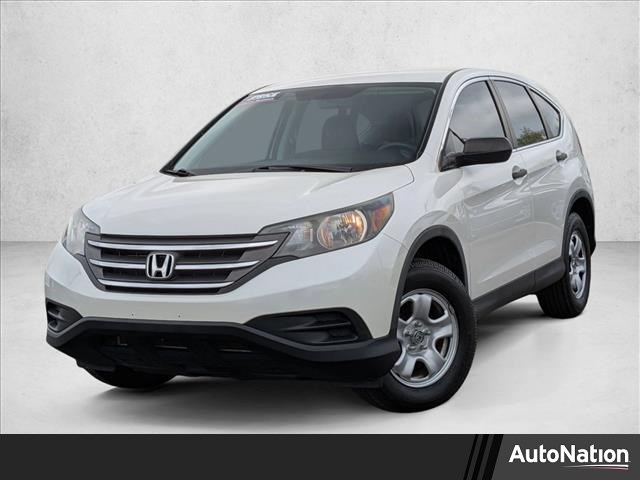 White 2014 Honda CR-V LX FWD SUV / Crossover Front-Wheel Drive 5-Speed Automatic