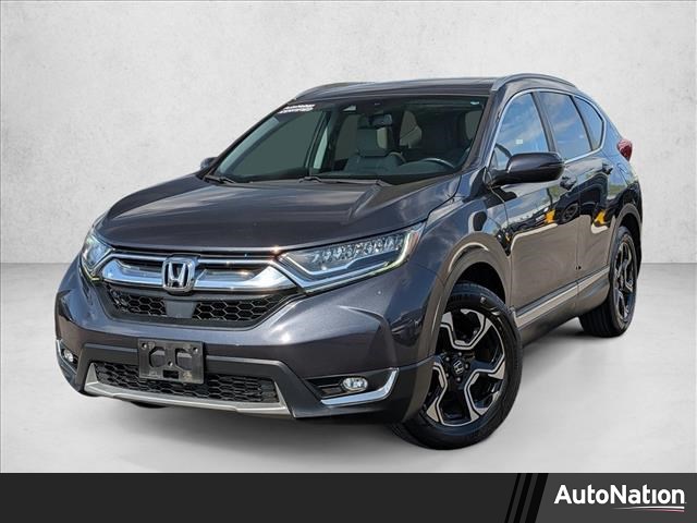 Gray 2018 Honda CR-V Touring FWD SUV / Crossover Front-Wheel Drive Automatic