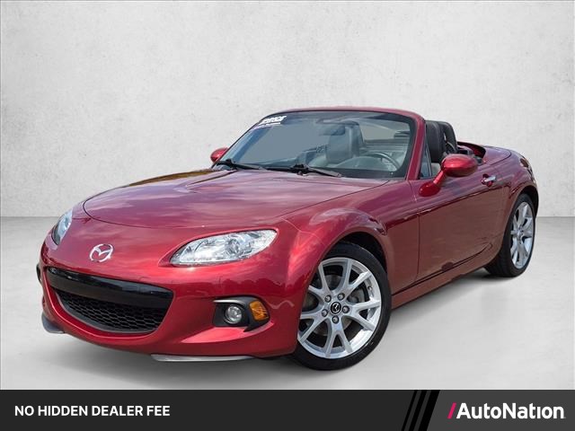 Zeal Red 2015 Mazda MX-5 Miata Convertible Rear-Wheel Drive Automatic