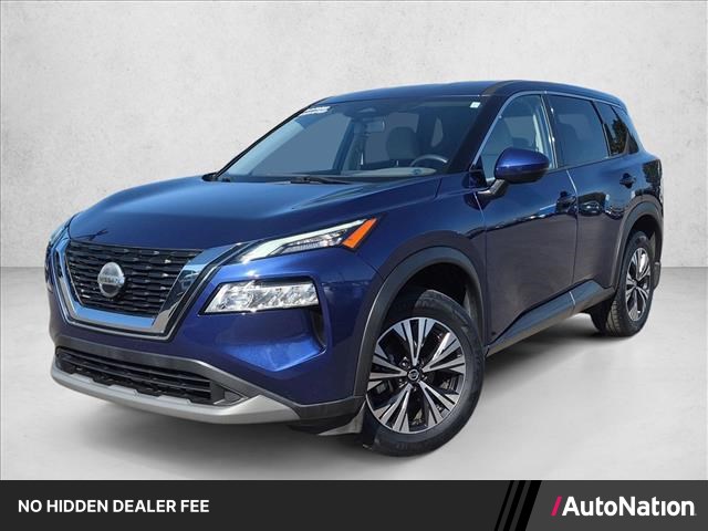 Caspian Blue Metallic 2021 Nissan Rogue SUV / Crossover Front-Wheel Drive Automatic