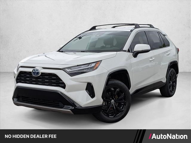 White (Blizzard Pearl) 2022 Toyota RAV4 Hybrid SUV / Crossover All-Wheel Drive Automatic