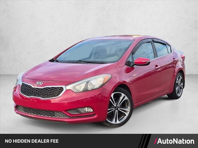 Crimson Red Metallic 2016 Kia Forte Sedan Front-Wheel Drive 6-Speed Automatic