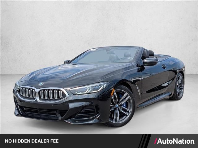 Black 2023 BMW 8 Series Convertible Rear-Wheel Drive Automatic