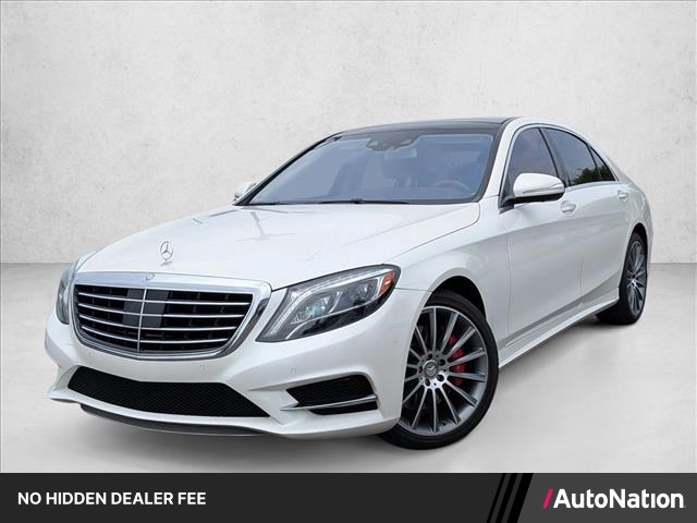 Polar White 2016 Mercedes-Benz S-Class Sedan Rear-Wheel Drive Automatic