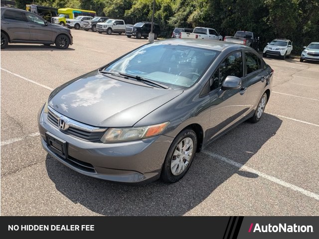 Urban Titanium Met 2012 Honda Civic Sedan Front-Wheel Drive 5-Speed Automatic