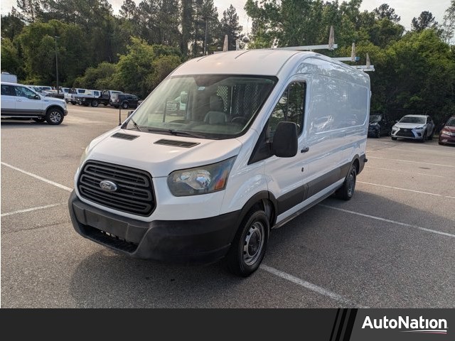 Oxford White 2015 Ford Transit Cargo 150 3dr LWB Medium Roof with Sliding Passenger Side Door Van Rear-Wheel Drive 6-Speed Automatic