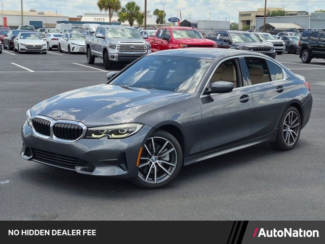 Mineral Gray Metallic 2020 BMW 3 Series Sedan Rear-Wheel Drive Automatic