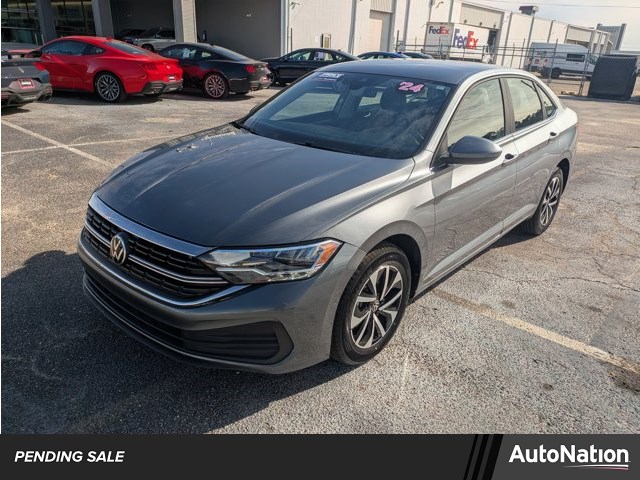 Gray 2024 Volkswagen Jetta S FWD Sedan Front-Wheel Drive 8-Speed Automatic
