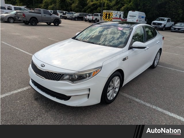 Snow White Pearl 2016 Kia Optima EX Sedan Front-Wheel Drive Automatic