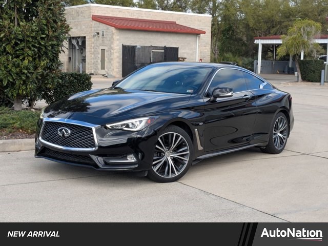 Black Obsidian 2018 INFINITI Q60 3.0t Luxe Coupe AWD Coupe All-Wheel Drive Automatic