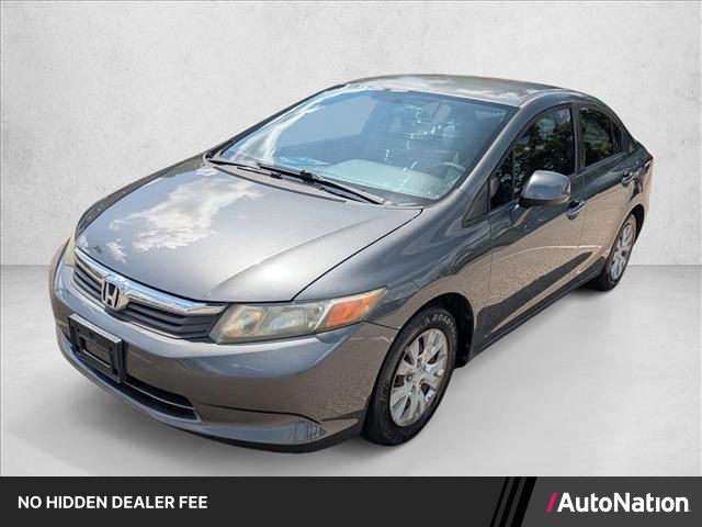 Urban Titanium Met 2012 Honda Civic Sedan Front-Wheel Drive 5-Speed Automatic