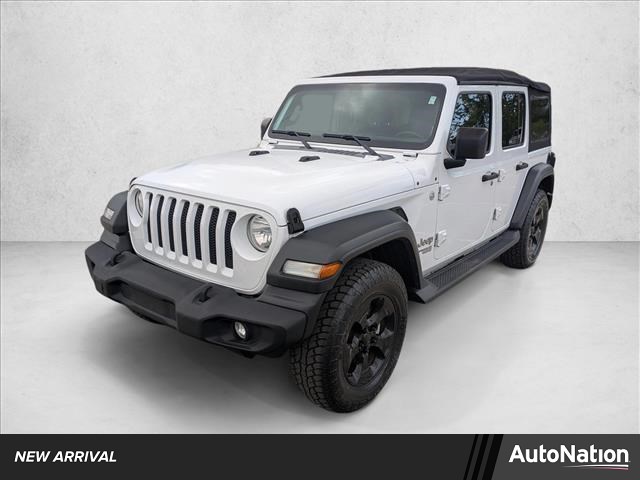 Bright White Clearcoat 2018 Jeep Wrangler Unlimited Sport S 4WD SUV / Crossover Four-Wheel Drive 8-Speed Automatic