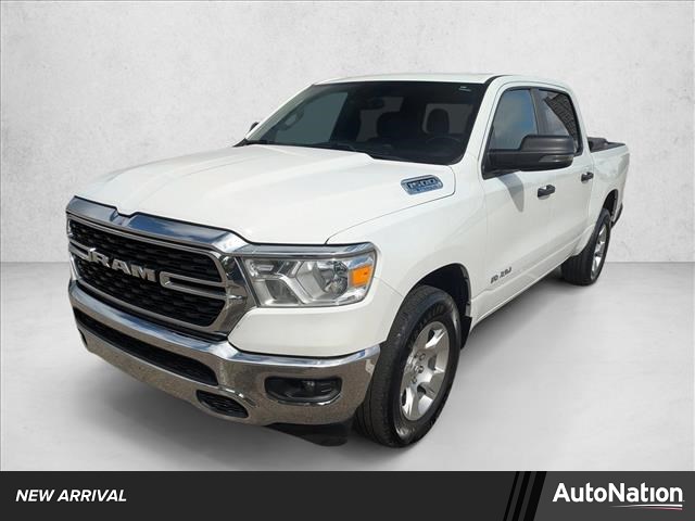 Bright White Clearcoat 2023 RAM 1500 Lone Star Crew Cab RWD Pickup Truck 4X2 8-Speed Automatic
