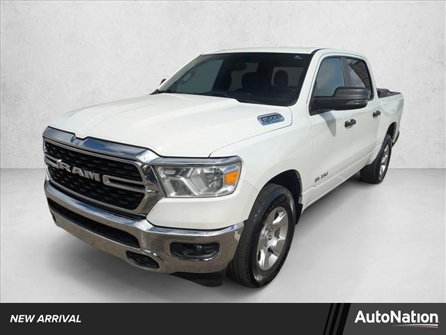 Bright White Clearcoat 2023 RAM 1500 Lone Star Crew Cab RWD Pickup Truck 4X2 8-Speed Automatic
