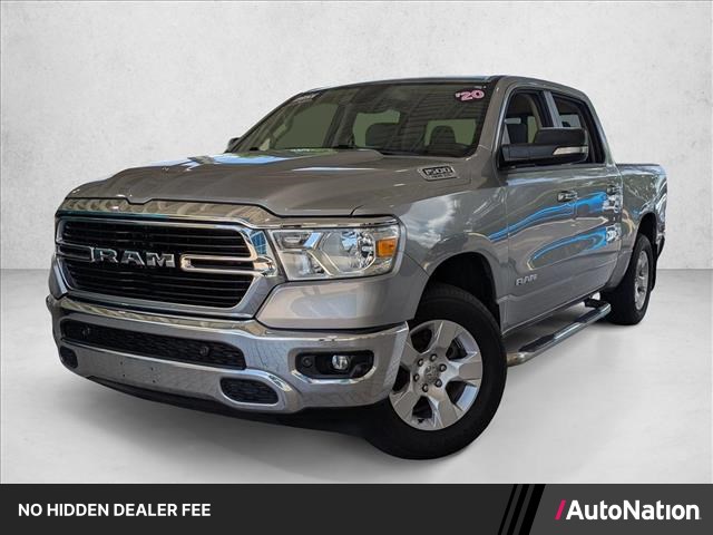 Billet Silver Metallic Clearcoat 2020 RAM 1500 Pickup Truck Four-Wheel Drive 8-Speed Automatic