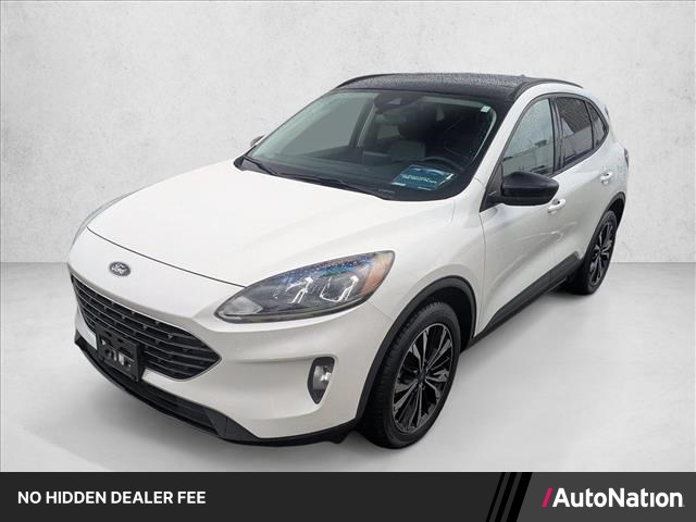 Star White Metallic Tri-Coat 2022 Ford Escape SUV / Crossover All-Wheel Drive 8-Speed Automatic