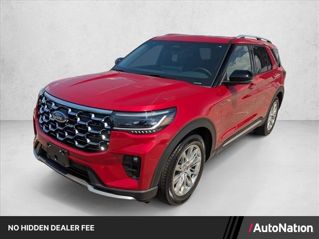 Rapid Red Metallic Tinted Clearcoat 2026 Ford Explorer SUV / Crossover Rear-Wheel Drive Automatic