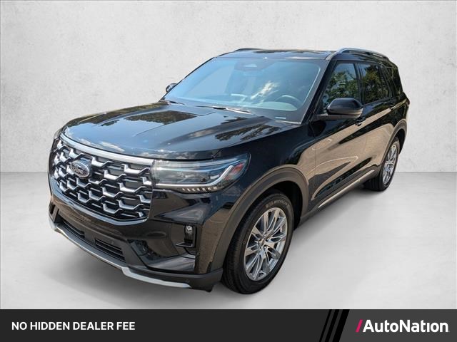 Agate Black Metallic 2026 Ford Explorer SUV / Crossover Rear-Wheel Drive Automatic