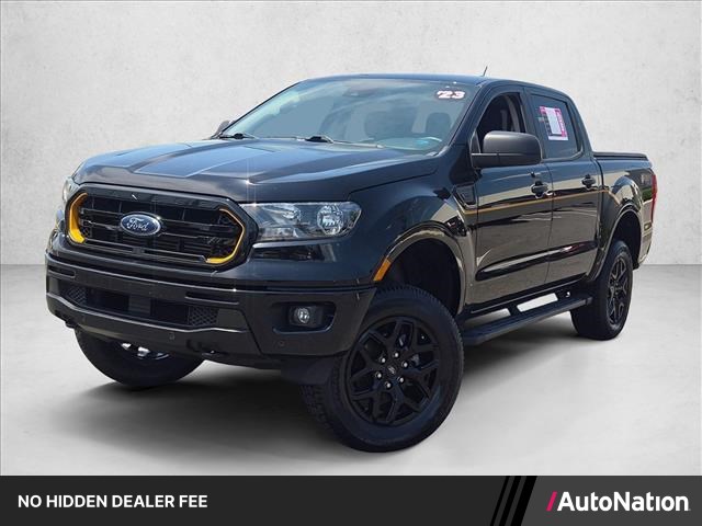Shadow Black 2023 Ford Ranger Pickup Truck Four-Wheel Drive Automatic